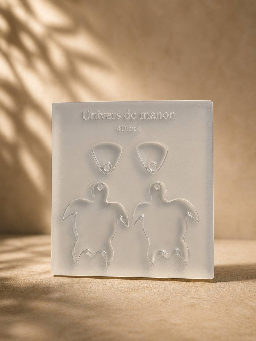 Boucles d’oreilles tortue 40 mm
