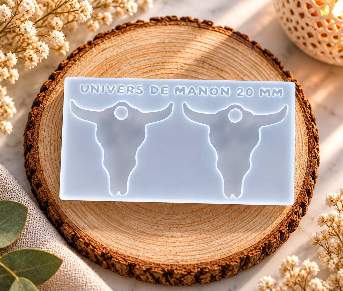 Moule en Silicone Tête de Taureau – 25 mm