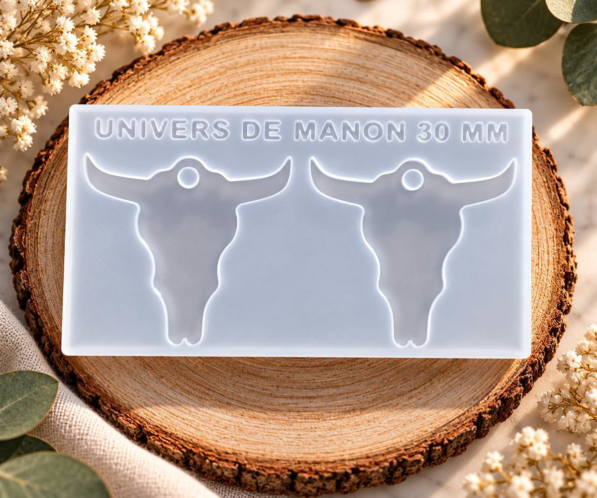 Moule en Silicone Tête de Taureau – 30 mm