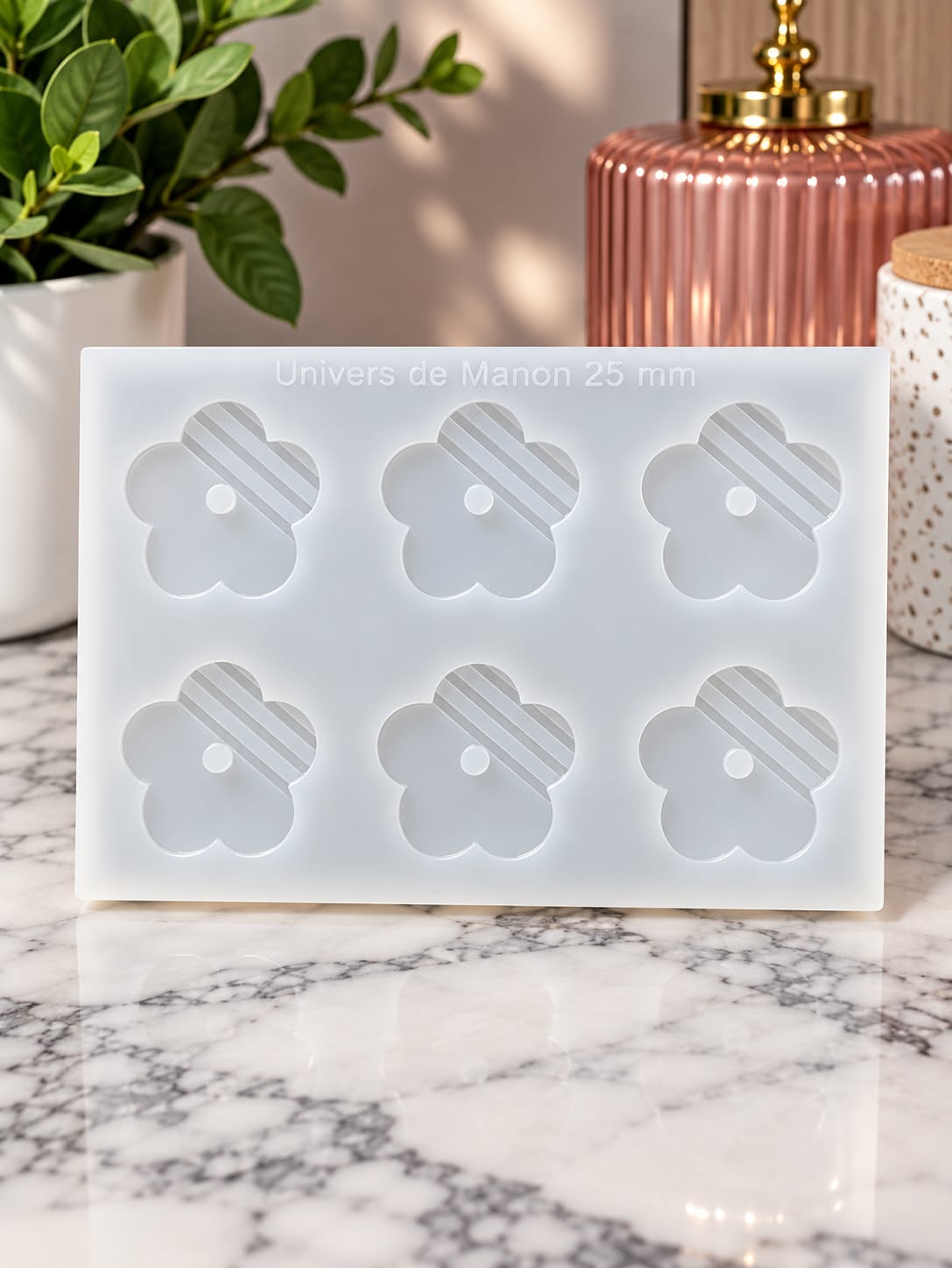 Moule Univers de Manon – Fleur 25 mm – 6 Empreintes