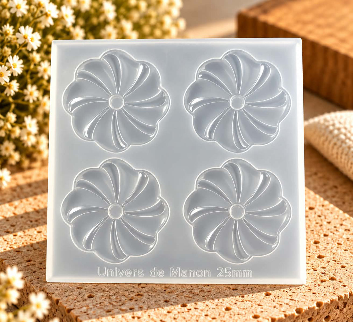 Moule en silicone 25 mm – tourbillon