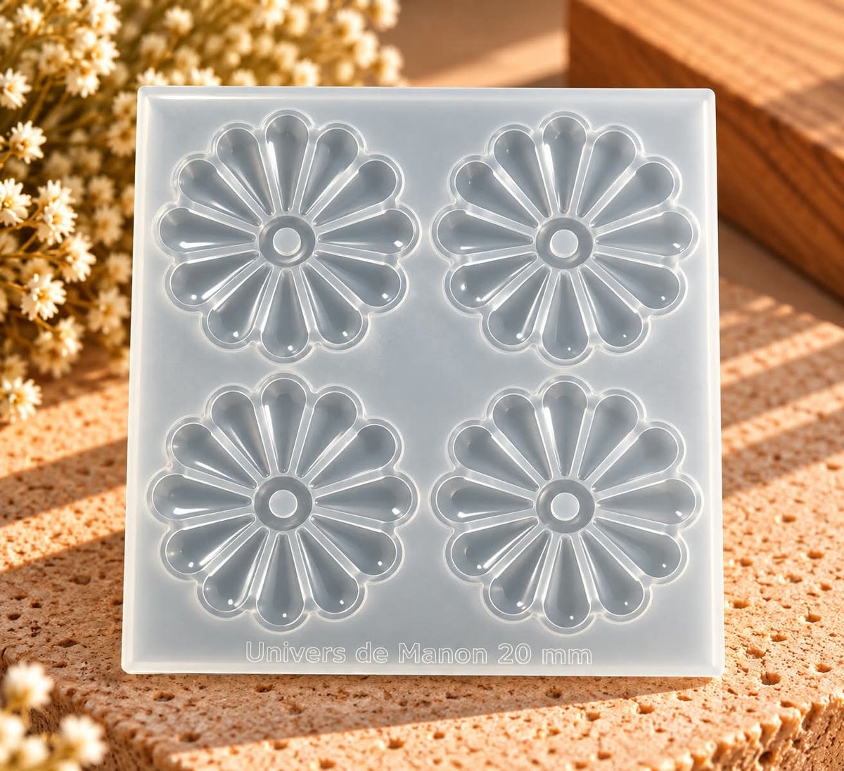 Moule Fleur Marguerite – Univers de Manon 20 mm