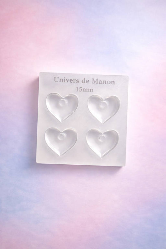 Moule silicone coeur – 15 mm