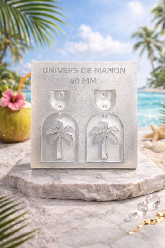 Moule Univers de Manon – 40 mm | Palmier tropical