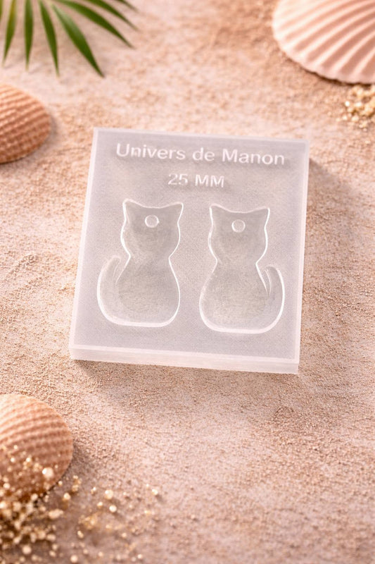 Moule en silicone – Chats 25 mm