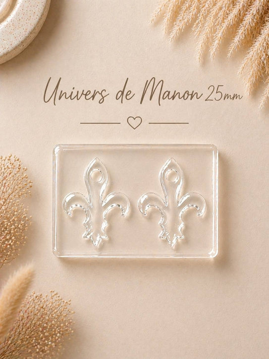 Moule en silicone Fleur de Lys – 25 mm