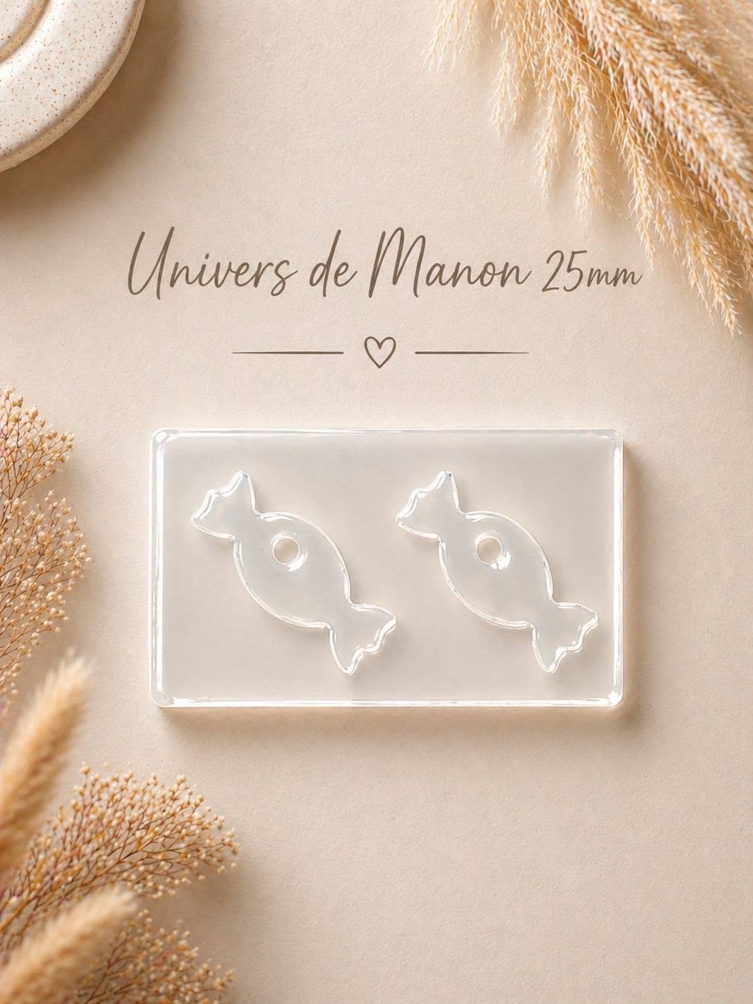 Moule en silicone Forme Bonbon – 25 mm