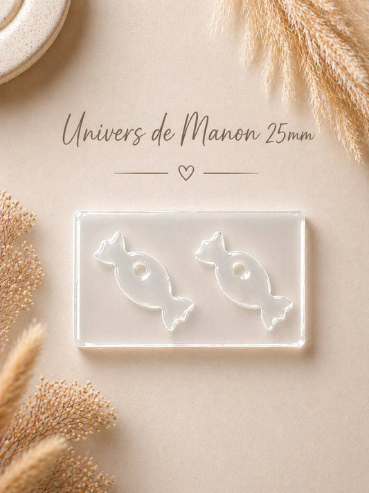 Moule en silicone Forme Bonbon – 25 mm