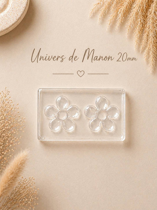 moule Fleurs – Univers de Manon 20 mm 🌸