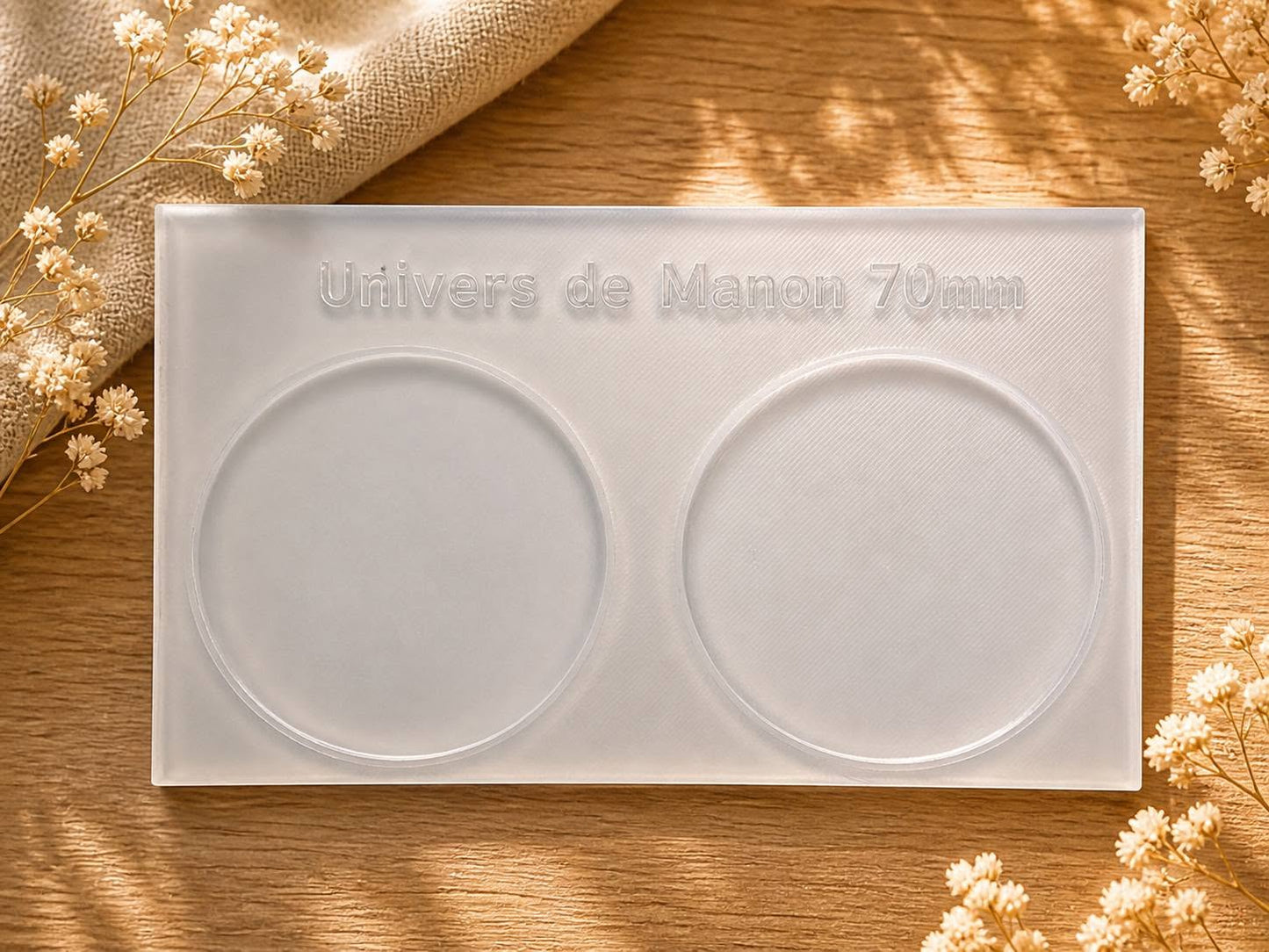Moule silicone – Formes rondes 70 mm