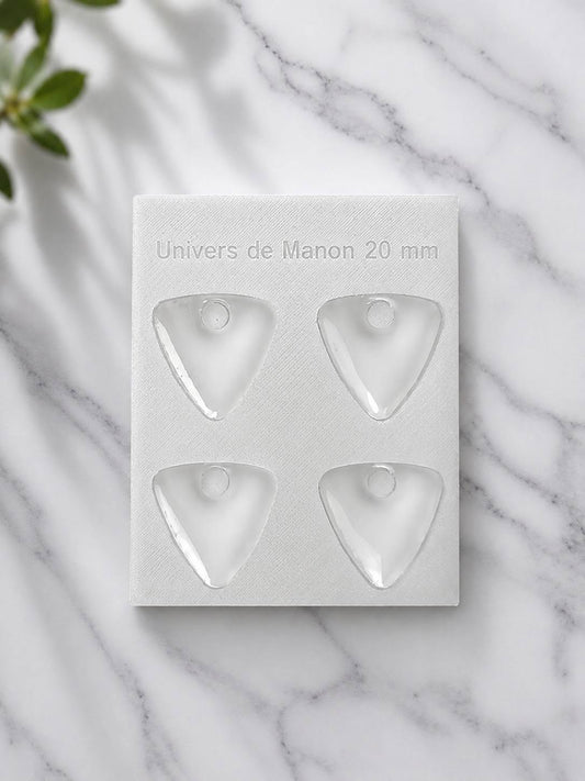 Moule boucles d’oreilles – Forme triangulaire arrondie