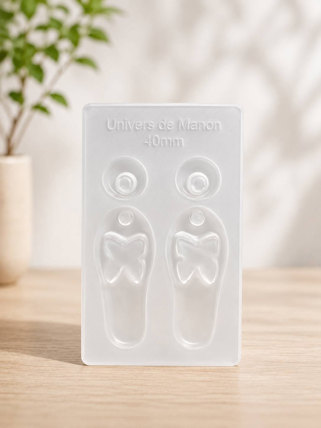Moule Boucles d’Oreilles Tong – 40 mm