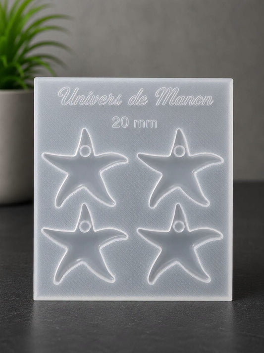 Moule Silicone Étoiles de Mer – 20 mm