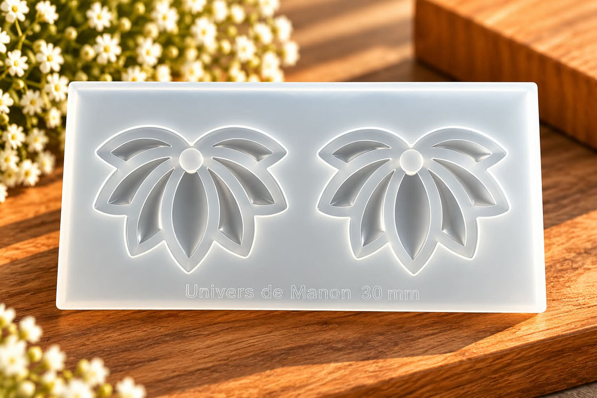 Moule en silicone 30 mm – Motif floral