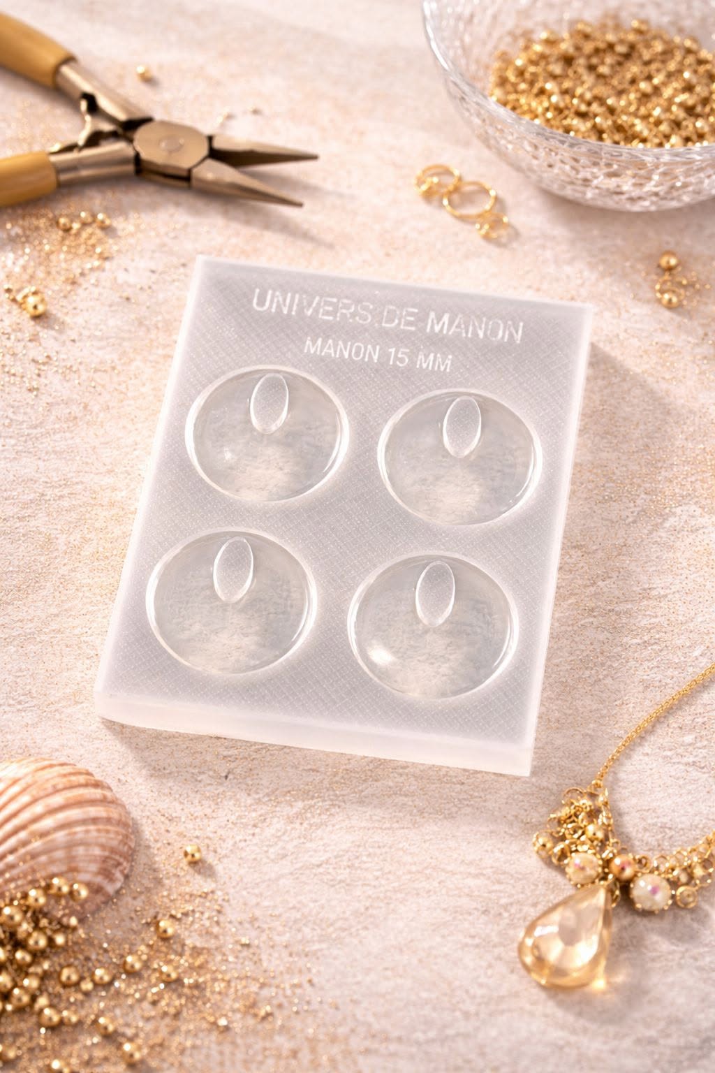 Moule en silicone rond – 15 mm